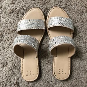 Embellished Slide Sandals